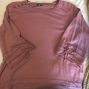 Mid Sleeve Pink Shirt